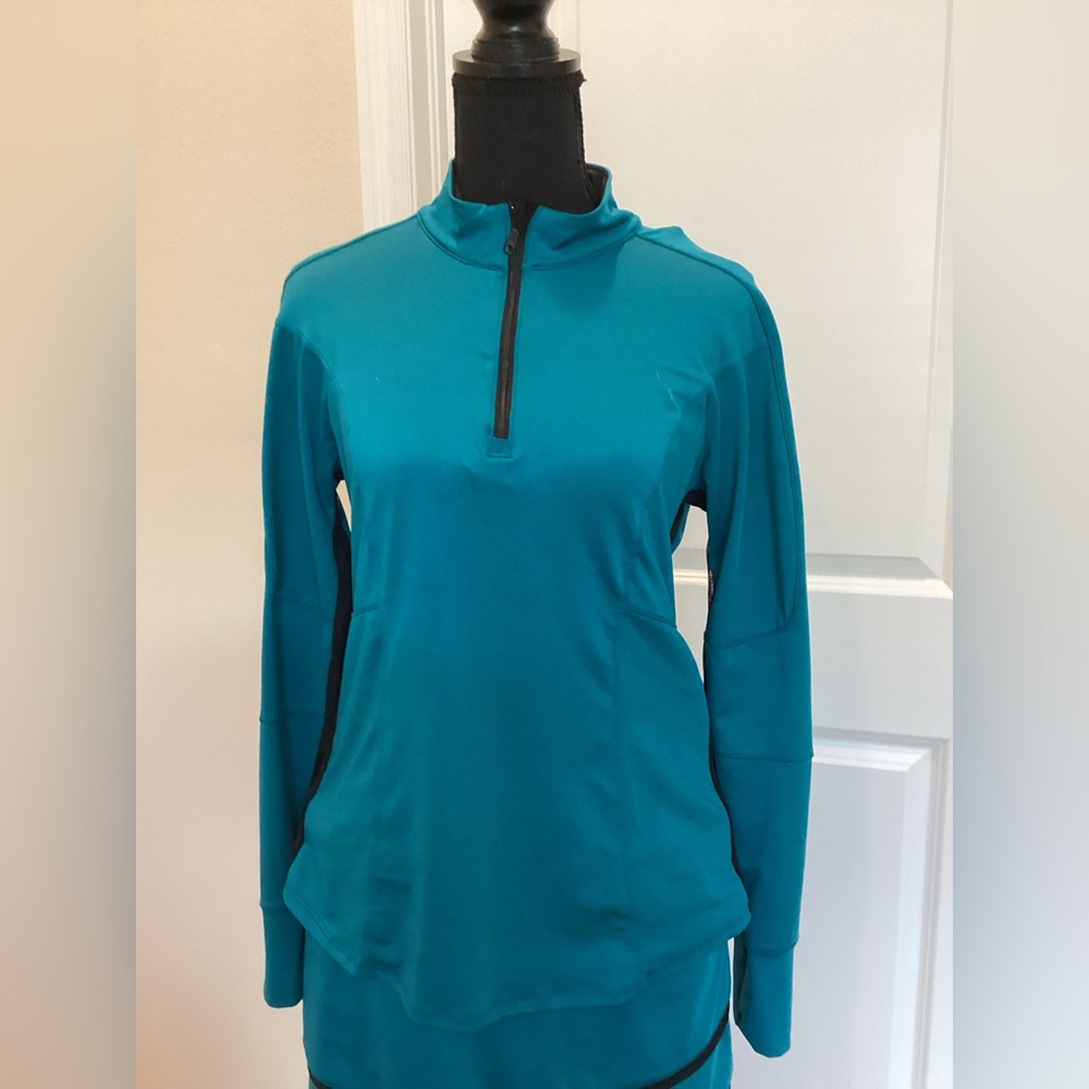 Lucky in Love Long Sleeve Teal Top